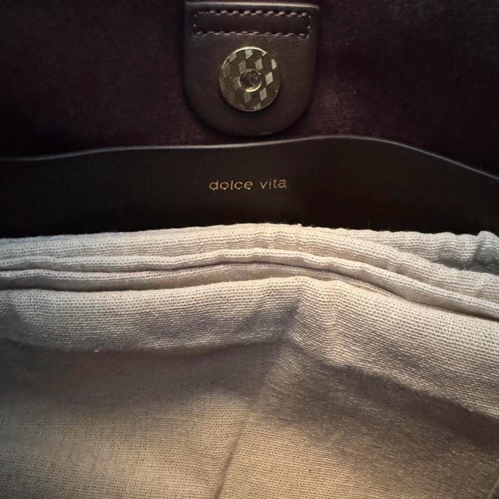 Dolce Vita Brown Suede Hobo Bag - Picture 4 of 5